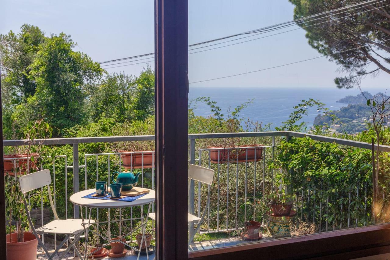 Ferienwohnung Casa Anna Sea View, Pool, Parking & Wifi Rapallo Exterior foto