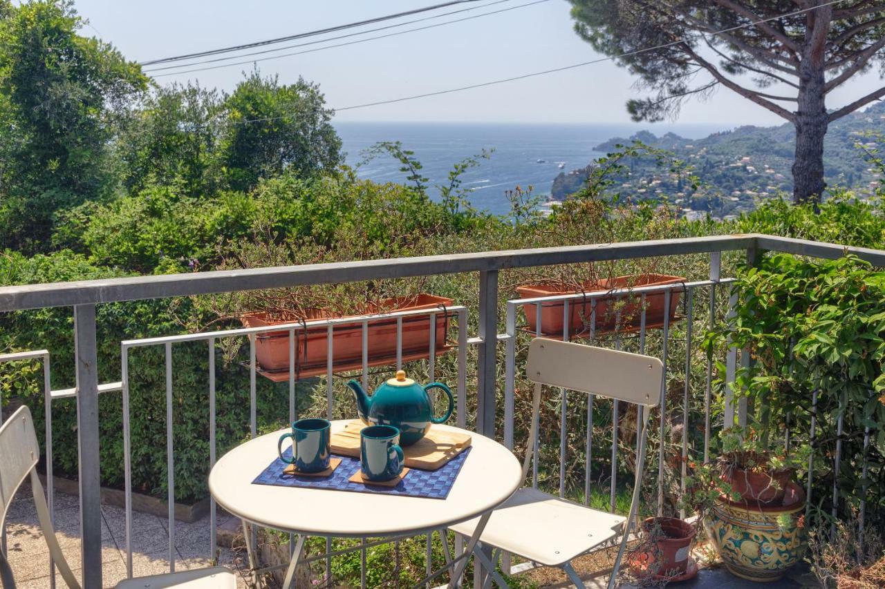 Ferienwohnung Casa Anna Sea View, Pool, Parking & Wifi Rapallo Exterior foto